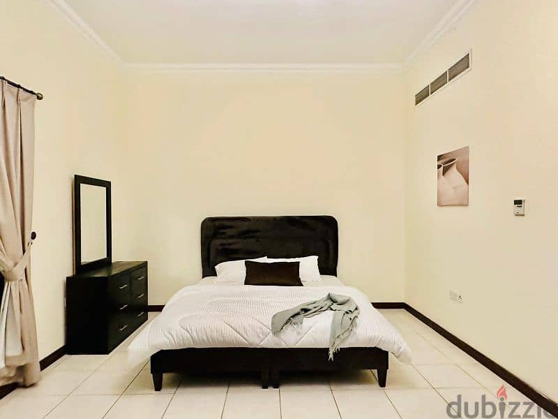 fully furnished flat for rent @ juffair 2 bedrooms 375bd including ewa 3