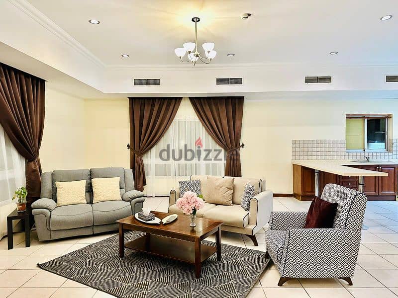 fully furnished flat for rent @ juffair 2 bedrooms 375bd including ewa 6