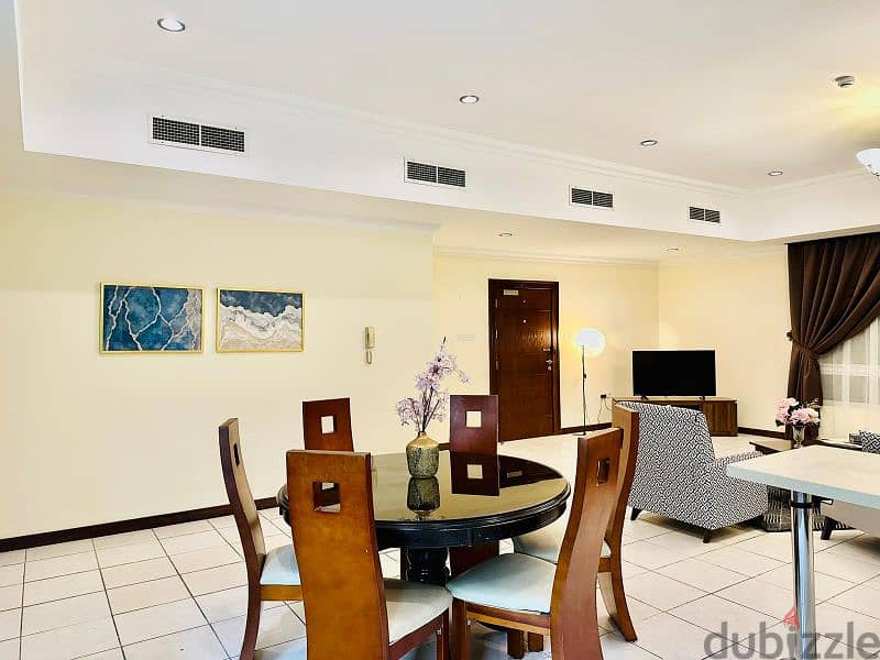fully furnished flat for rent @ juffair 2 bedrooms 375bd including ewa 8