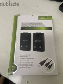 VENOM Twin Techargeable Battery Pack for Xbox 360 0
