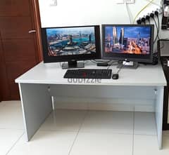 6 months old Sturdy and Big Computer Table with drawers for sale
