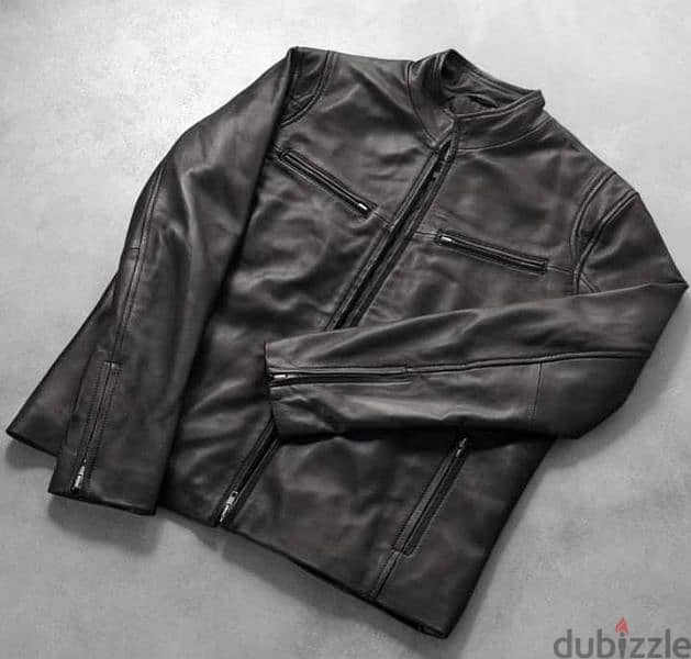 Original sheep or cow leather jacket 4