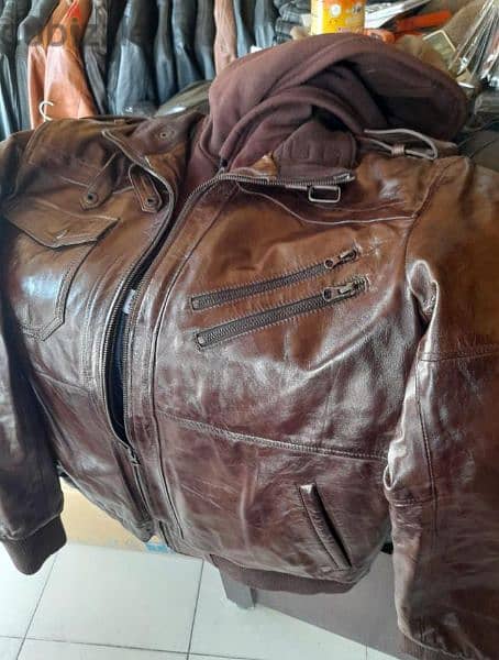 Original sheep or cow leather jacket 5