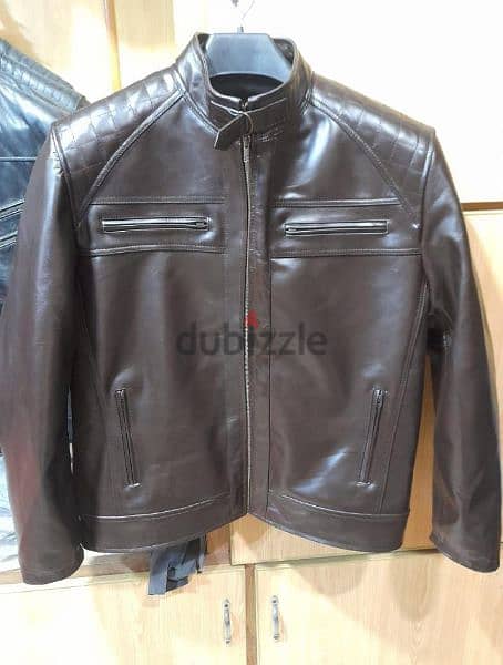 Original sheep or cow leather jacket 11