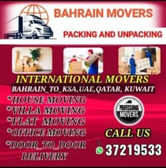Bahrain movers and Packers house office store shop Villa  shifting
