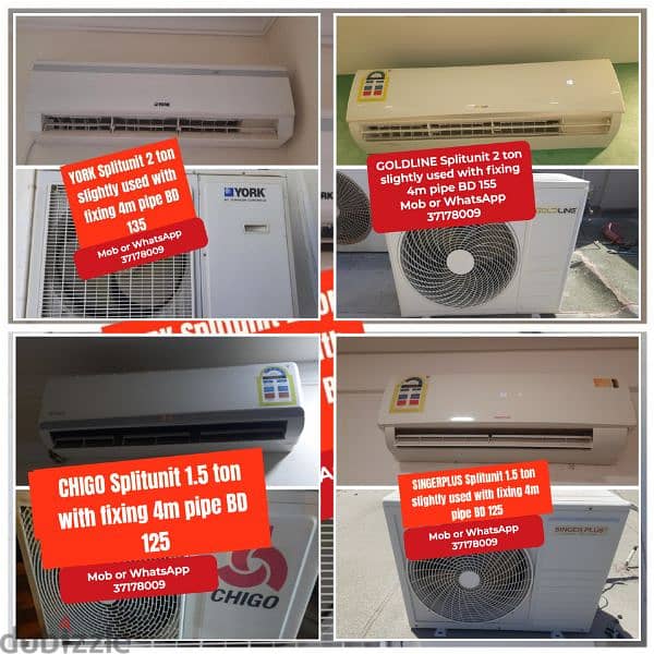 All type Splitunit window Ac fridge and washing for sale with delivery 14