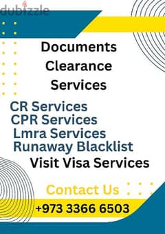 CR CPR LMRA Ewa Documents and Visit Visa Services fast process 0