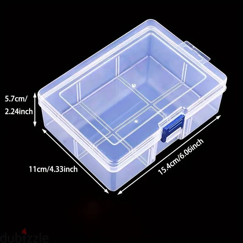 Plastic Transparent Box, Jewelry Accessory Box, Hardware Parts 1