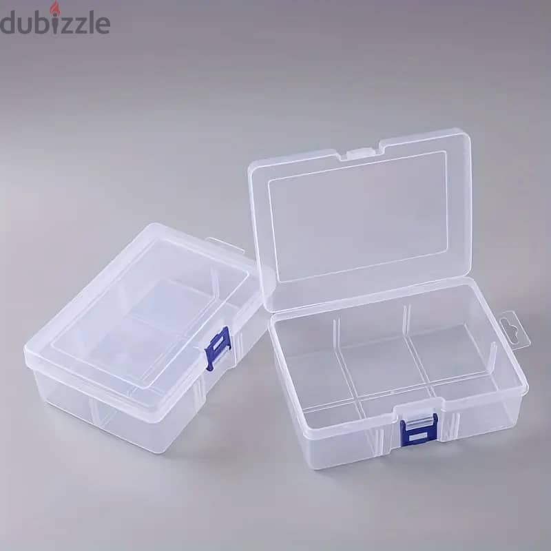 Plastic Transparent Box, Jewelry Accessory Box, Hardware Parts 4