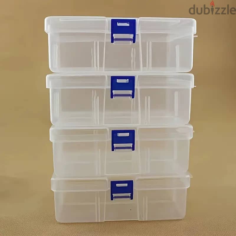 Plastic Transparent Box, Jewelry Accessory Box, Hardware Parts 5