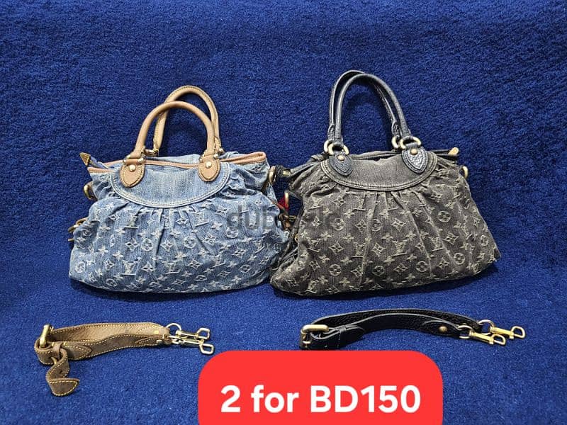 AUTHENTIC LOUIS VUITTON, FEDNI, DOLCE GABBANA AND BURBERRY BAG 1