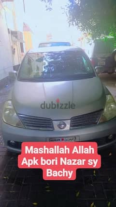 nissan tidda for rent good condition