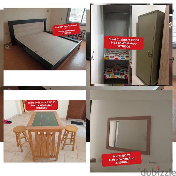 Bed size 120x200 and other household items for sale with delivery 2