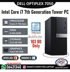 Special Offer DELL Core i7 7th Generation Computer 512GB SSD + 8GB RAM
