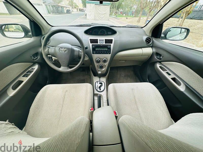 TOYOTA YARIS MODEL 2013  SINGLE OWNER FAMILY USED CAR FOR SALE 7