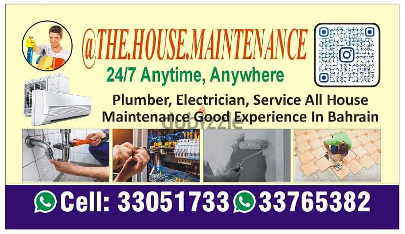 plumber electrical   Service all over Bahrain emergency services 24/7 7