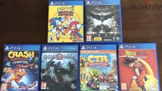 For Sale: PS4 Games