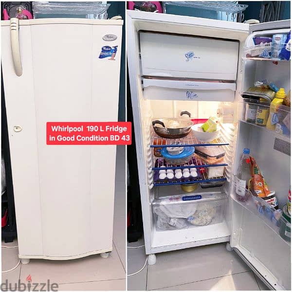 Hisense Fridge and other items for sale with Delivery 18