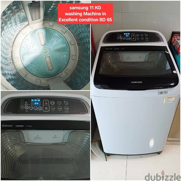 Toshiba washing machine and other items for sale with Delivery 12