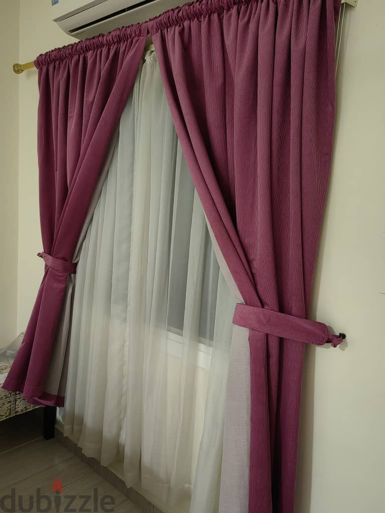 Window Curtains for sale with accesories (good quality) - lowest price 2