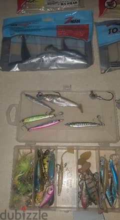 Fishing Rod and Reel with Lures