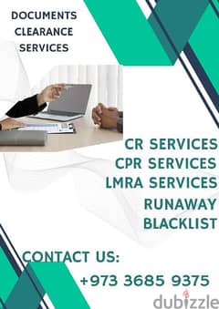 Documents services CR CPR EWA PASSPORT & VISIT VISA