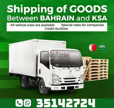 Bahrain to Saudia KSA Jeddah Khobar Dammam Riyadh offloading