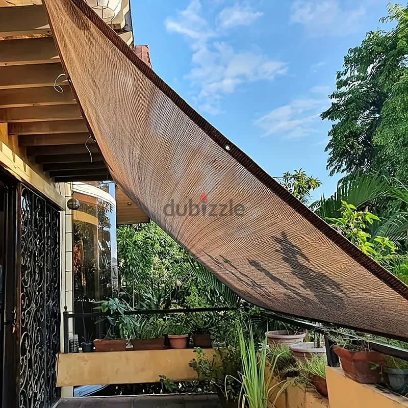 Used PMMJ 95% Garden Shade Net UV-resistant Outdoor Sunshade Canopy 3