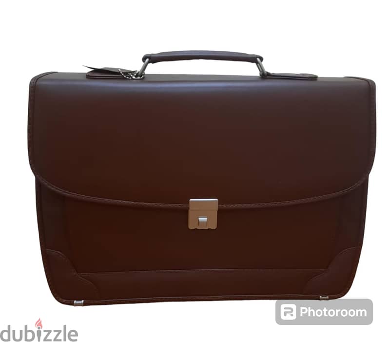 Genuine leather laptops BAG 4