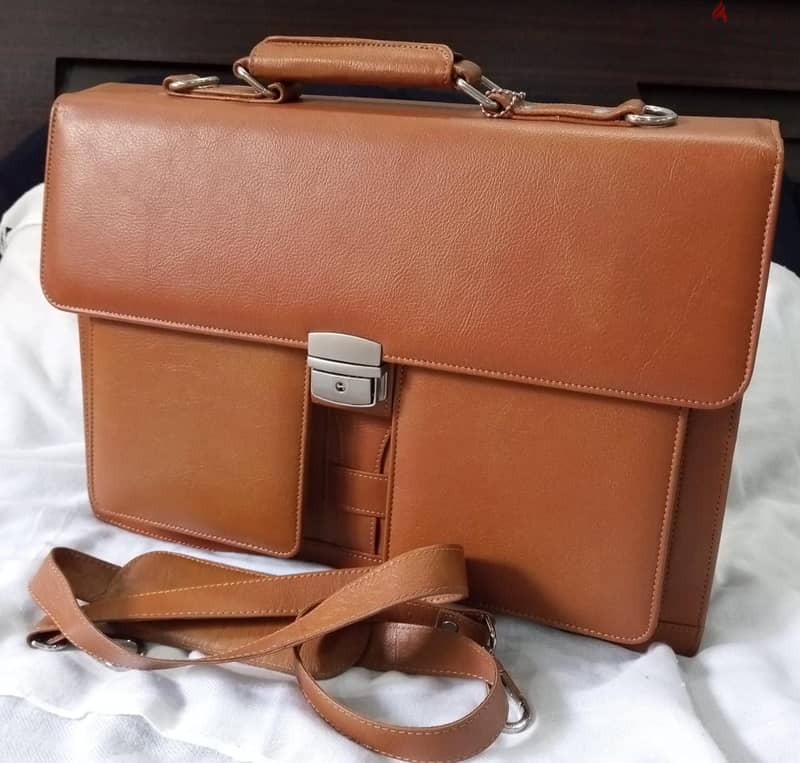 Genuine leather laptops BAG 16