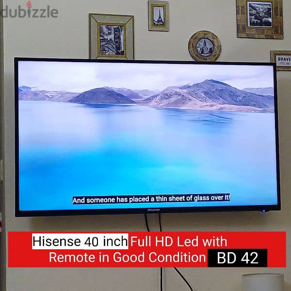 Toshiba tv and other items for sale with Delivery 3