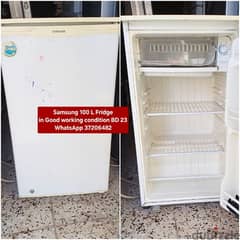 Single door fridge and other items for sale with Delivery
