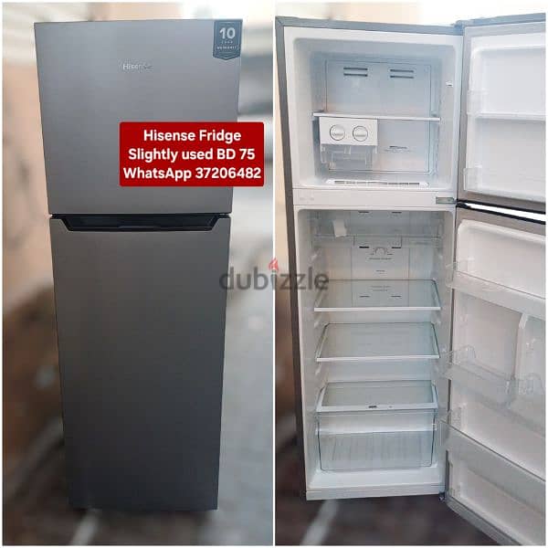 Single door fridge and other items for sale with Delivery 1