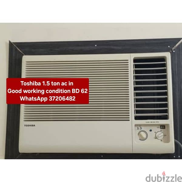 Smartech 2 ton split ac and other items for sale with Delivery fixing 2