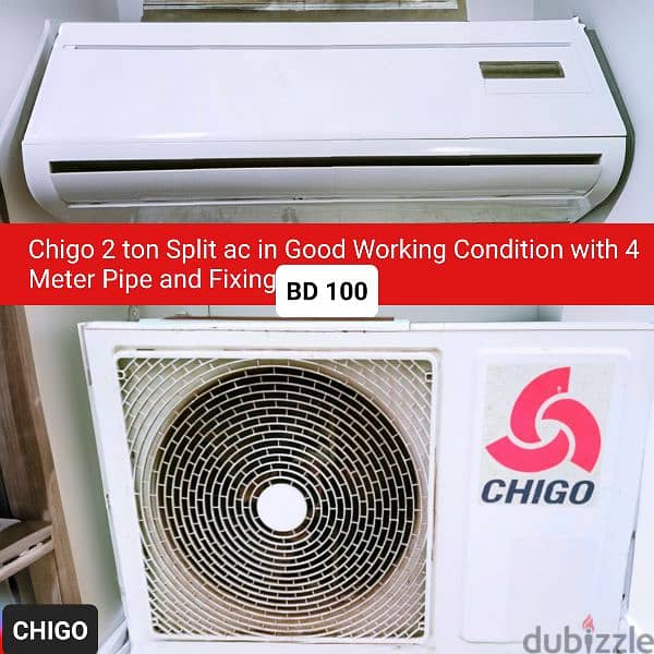 Smartech 2 ton split ac and other items for sale with Delivery fixing 18