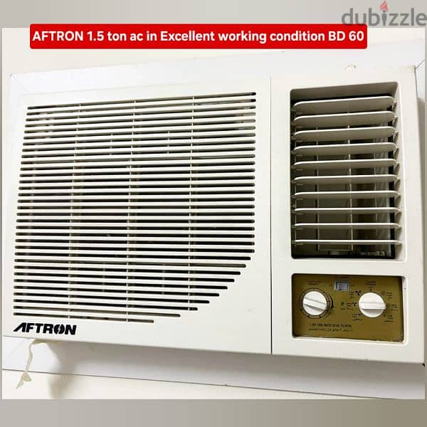 Smartech 2 ton split ac and other items for sale with Delivery fixing 19