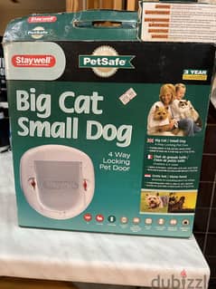 Small Dog/ Big Cat Pet Door 0