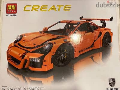 porsche 911 gt3 rs lego car (fully built )