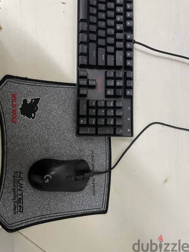 Redragon K551-2 RGB Mitra Keyboard And Logitech G703 Mousr 1