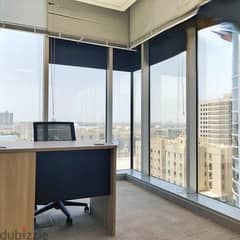 ҩCommercial office on lease in Sanabis Fakhroo tower for 103BD in bh