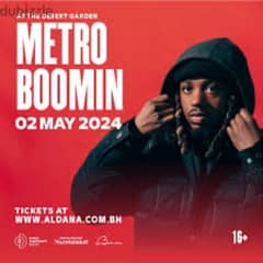 METRO day 2 (may2nd) TICKET