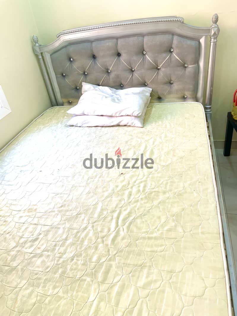 Double Bed with Mattress: BD. 30 3