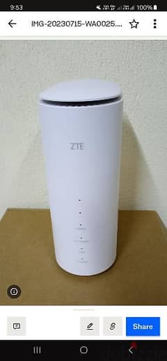 Unlocked  ZTE 5G CPE Router