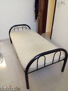 Single Size Bed with Mattress