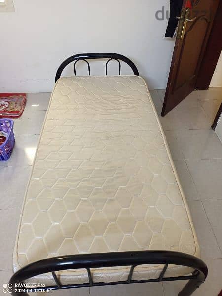 Single Size Bed with Mattress 1
