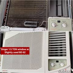 Singer window ac and other items for sale with fixing