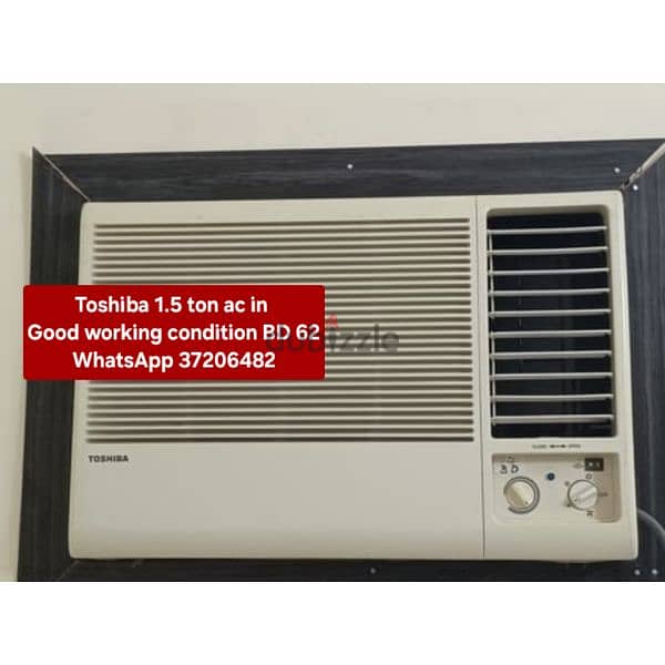 Singer window ac and other items for sale with fixing 2