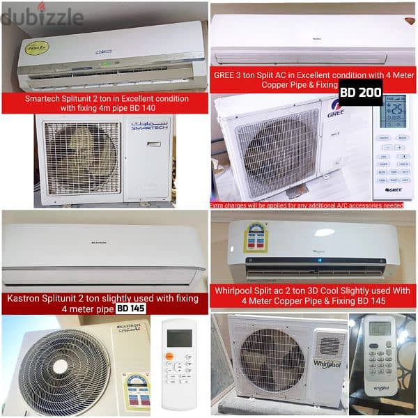 Singer window ac and other items for sale with fixing 9
