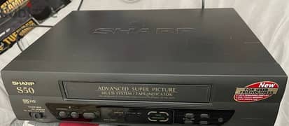 Sharp video cassette  With 10 tapes