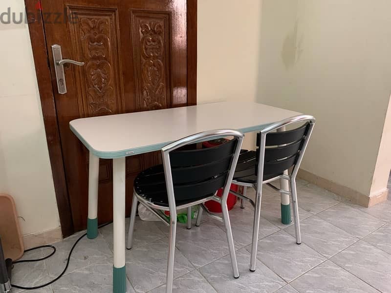 multipurpose table with 2 chairs for sale 3